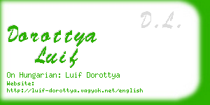 dorottya luif business card